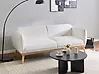 Sofa 3-Sitzer LJUNG Bouclé Weiß