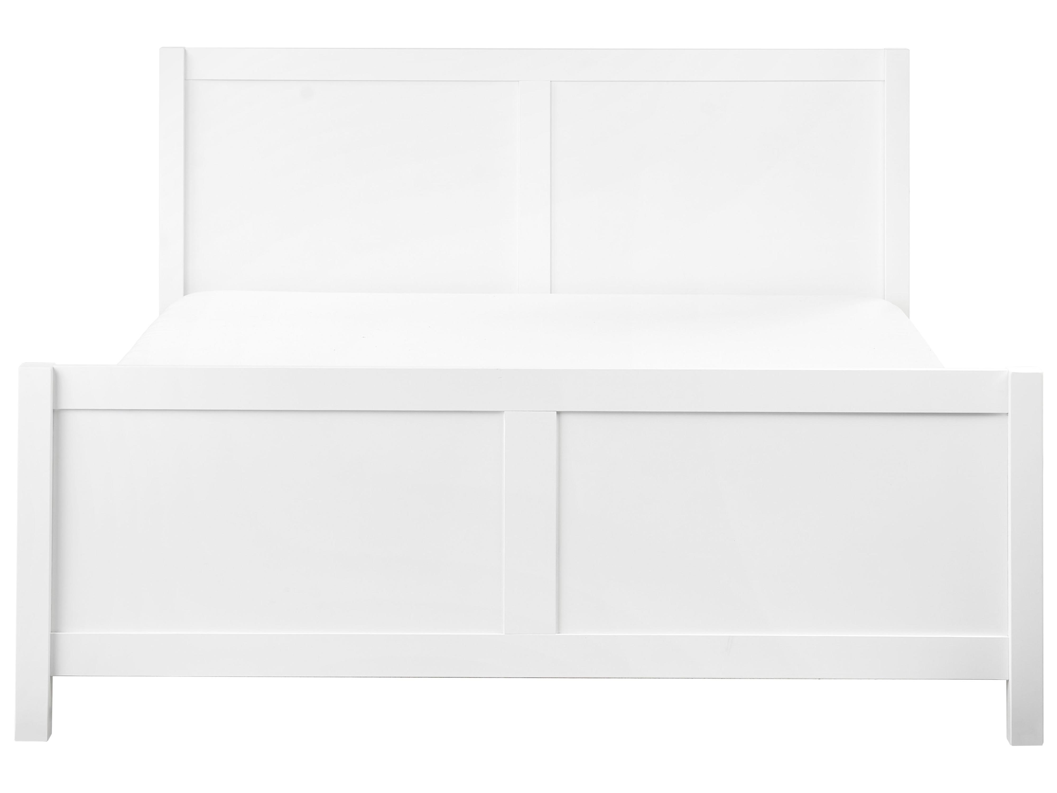 Bed Wood CHAMPAGNAT 160 x 200 cm (EU King Size) White_960208