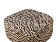 Pouf MANISA Wolle Braun_827026