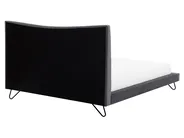 Krevet Samet LANNION 160 x 200 cm Tamnosivi_759702
