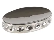 5-Piece Bathroom Accessories Set TIRUA Ceramic Silver_788487