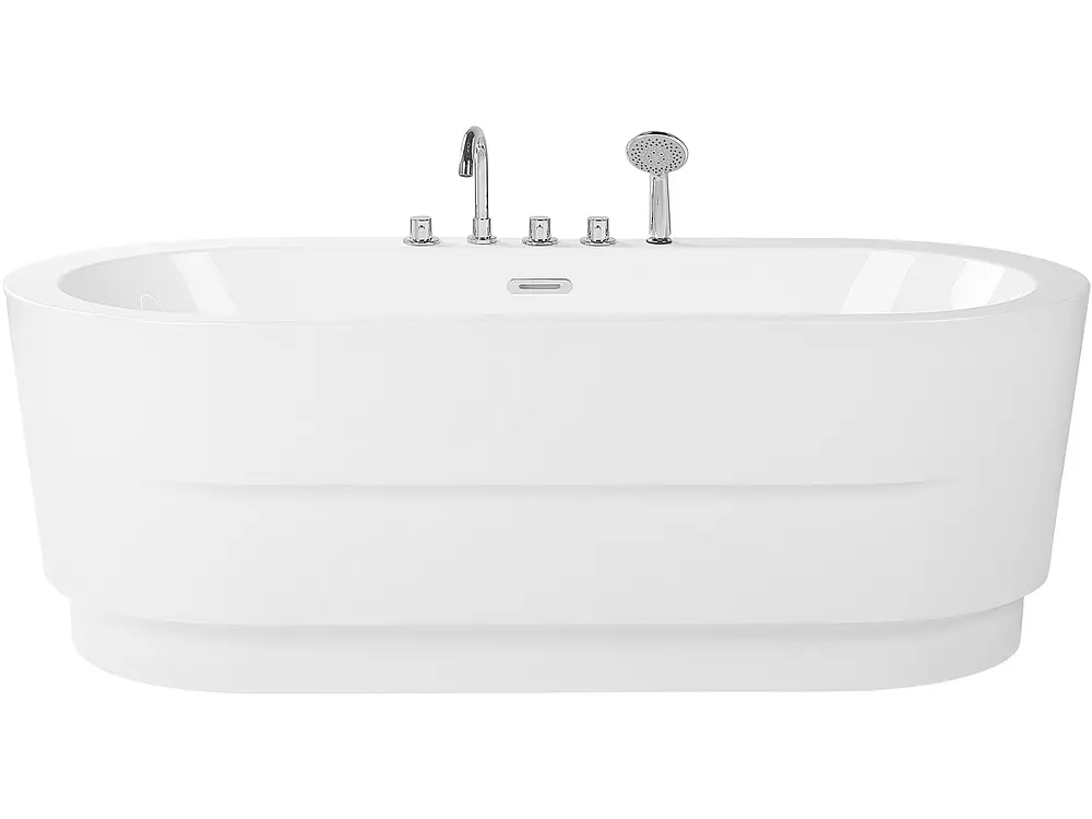 Freestanding Bathtub EMPRESA 1700 x 800 mm with Fixtures White_1150279