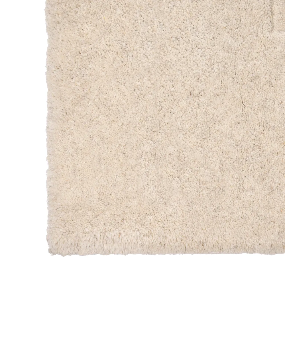 Teppich KARGIL Cremeweiß 160 x 230 cm Wolle_1068816