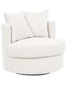 Drehsessel DALBY Stoff Hellbeige