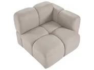 Modulsofa 2-Sitzer MAKSABERG Stoff Beige_1135155