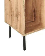Regal mit 5 Ebenen AMOS 185 cm Hellbraun_955914