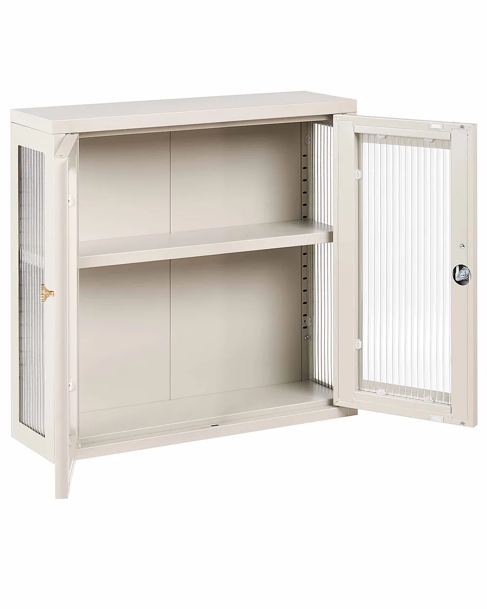 Wandschrank HARLYN 60 cm Metall Beige_1156551