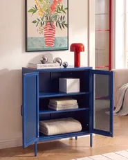 Cabinet WAKATIPU Metal Navy Blue_1116436