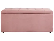 Ottomane mit Stauraum OREM Stoff Rosa_924279