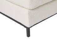 Corner Sofa 5 Seater OSLO with Ottoman Boucle White Right Hand_946756