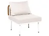 1-Sitzer Garten-Eckmodul BAUCINA Hellbeige