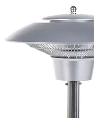 Freestanding Infrared Patio Heater ASKJA 1500 W Silver_815741
