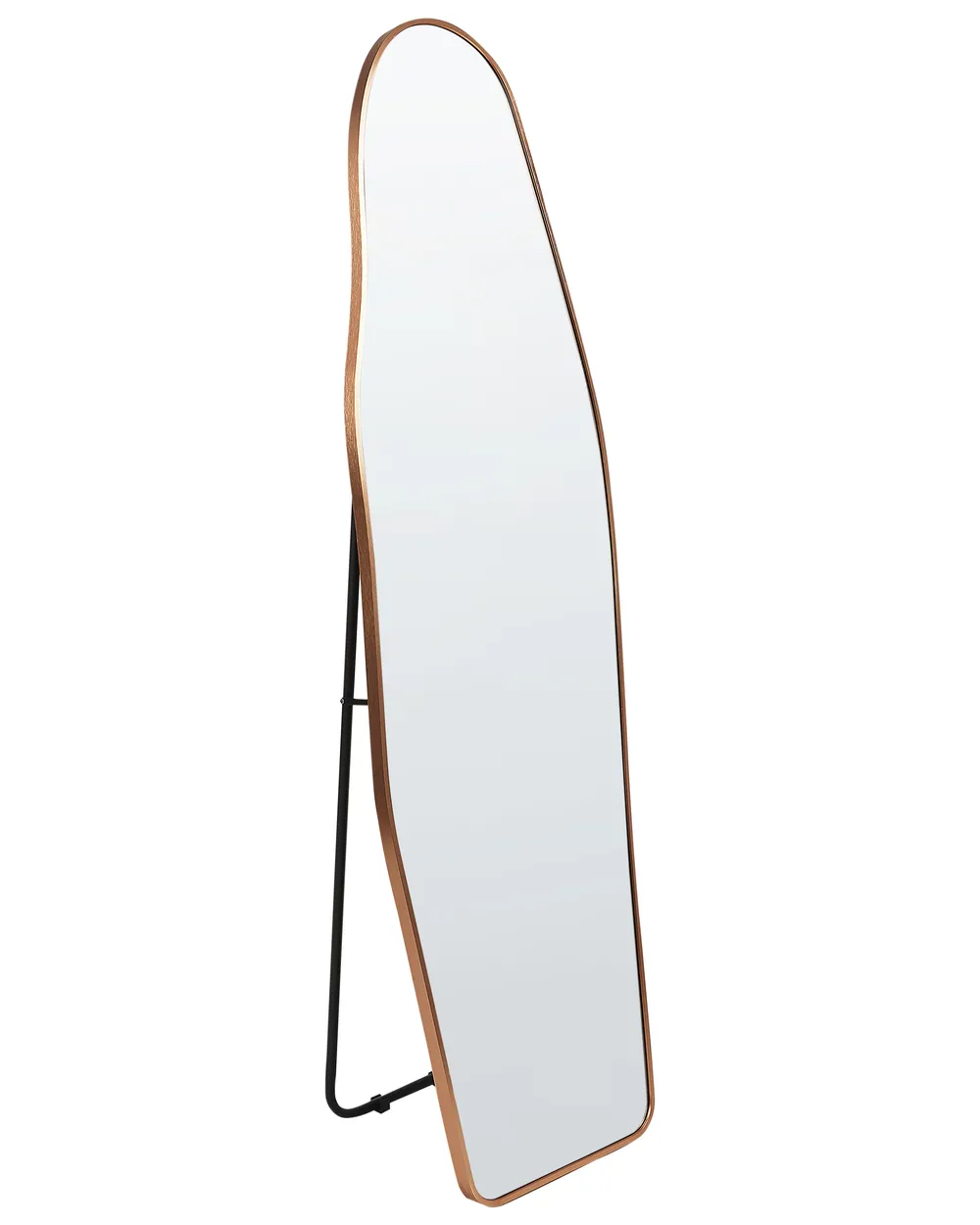 Standspiegel LARCHE 160 cm Metall Gold