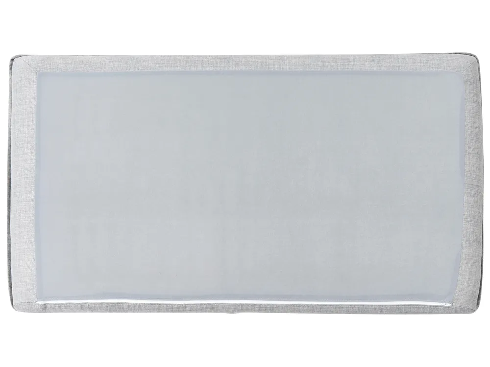 Corner Sofa 3 Seater ELVENES Fabric Light Grey Left Hand_1015539