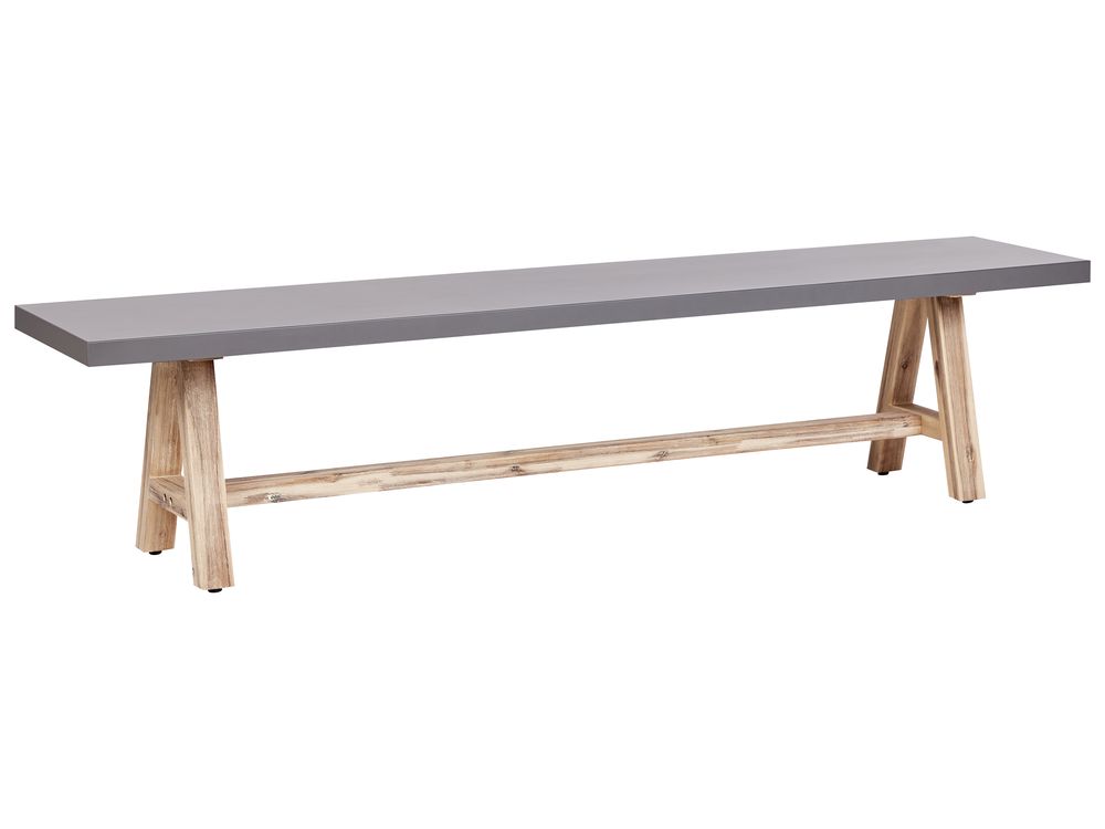 Gartenbank TONNARE 200 cm Beton Grau