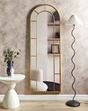 Wandspiegel CROSSES 60 cm 170 cm Metall Gold