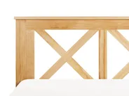 Bett mit Lattenrost Kiefernholz TANNAY 160 x 200 cm Hellbraun_930972