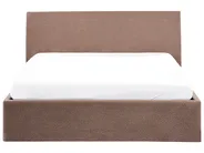 Bett mit Stauraum ORBEY Bouclé Braun 140 x 200 cm_964704