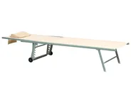 Gartenliege 2er Set SORONI mit Relaxfunktion Metall Beige_1014153