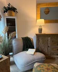 Table Lamp KHOPER Ceramic Grey_1163748