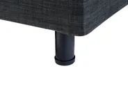 Nastavljiva postelja brez vzglavja Blago DUKE 80 x 200 cm Temno siva_951802