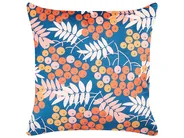 Set of 2 Decorative Cushions SUMAC 45 x 45 cm Velvet Multicolour Plant Pattern_857735