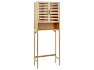 Bathroom Cabinet OKARCHE Bamboo 63 cm Light Brown_926228