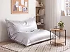Bean Bag 600 L FUZZY 180 cm 230 cm Silver