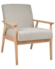Armchair ESRUM Fabric Light Brown/ Grey_943363