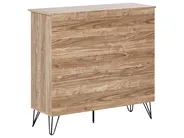 Wine Cabinet ELISTON Light Brown_969174