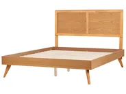 Bed ISTRES 160 x 200 cm (EU King Size) Natural Ash Wood_912580