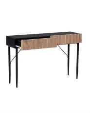Konsolentisch BLYTHE Naturfarbene Esche Schwarz_968968