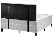 Boxspringbett Stoff COUNTESS 140 x 200 cm Hellgrau_1054539