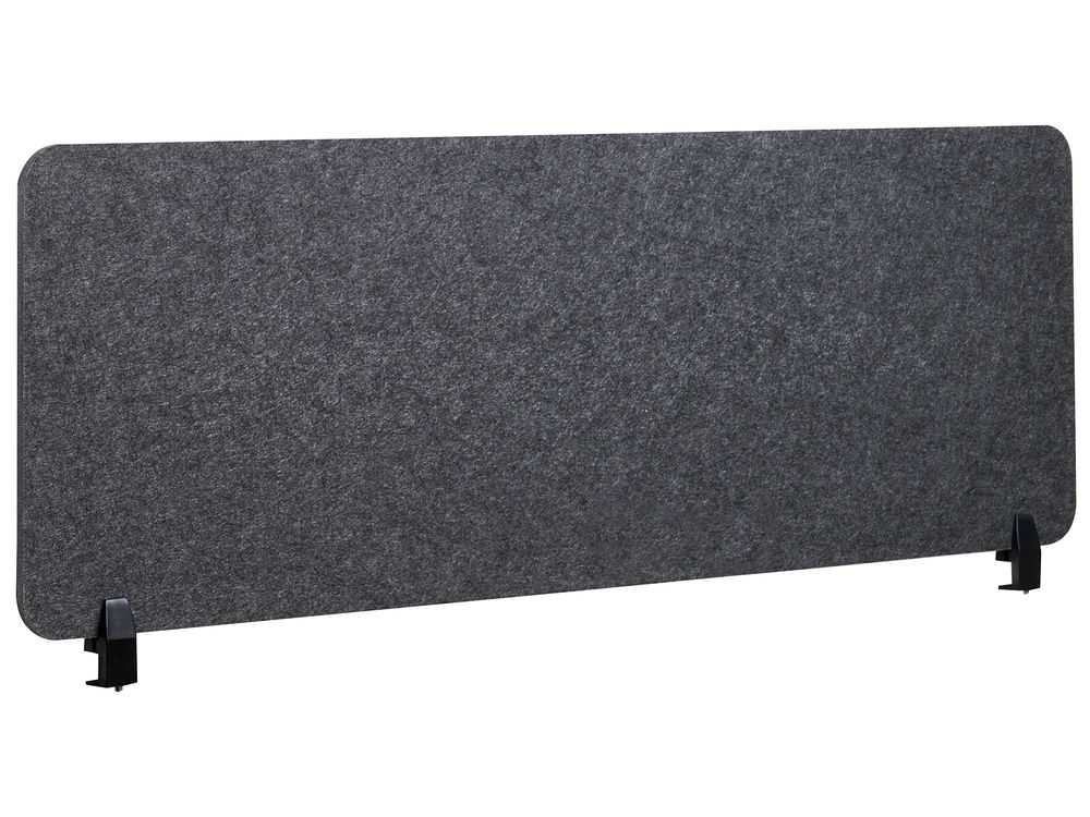 Predpasnik za mizo SPLIT 160 x 50 cm Temno siva