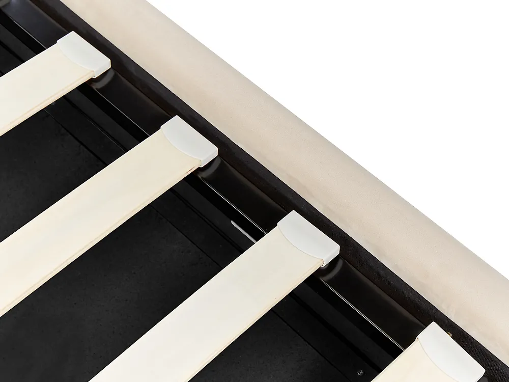 Krevet s prostorom za pohranu METZ Samet bež 90 x 200 cm_861402