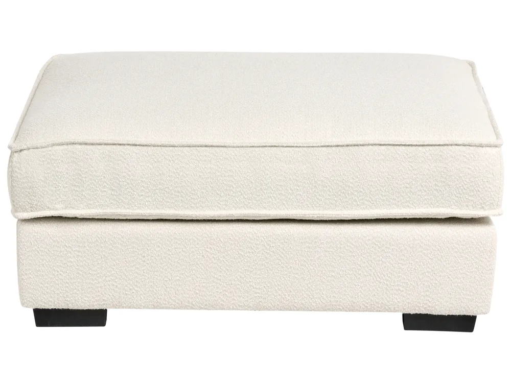 Ottomane KOLDING Bouclé Hellbeige_1008292