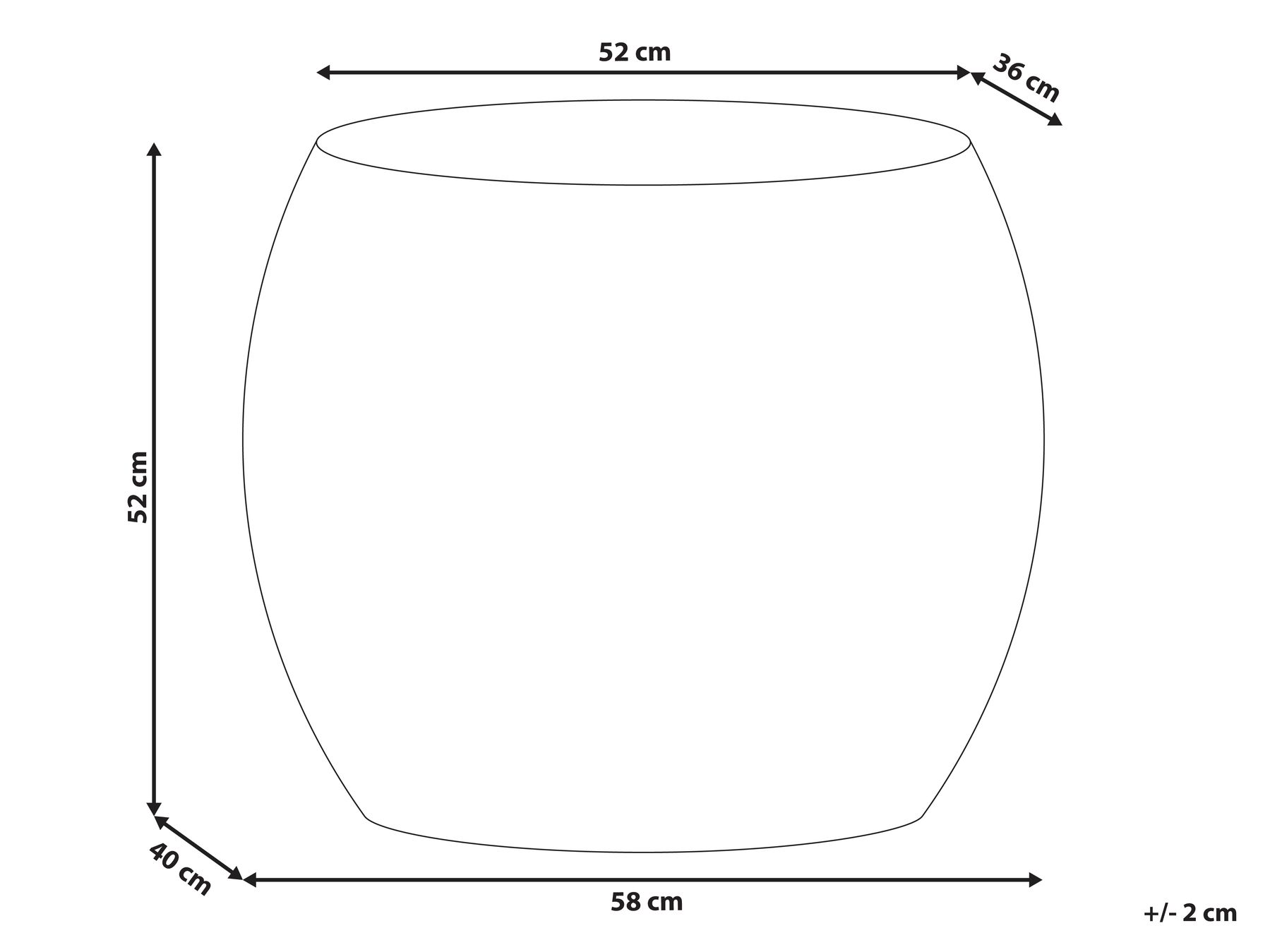 Beistelltisch RICADI 40 cm 58 cm Marmor Optik Grauer Marmor_1192567