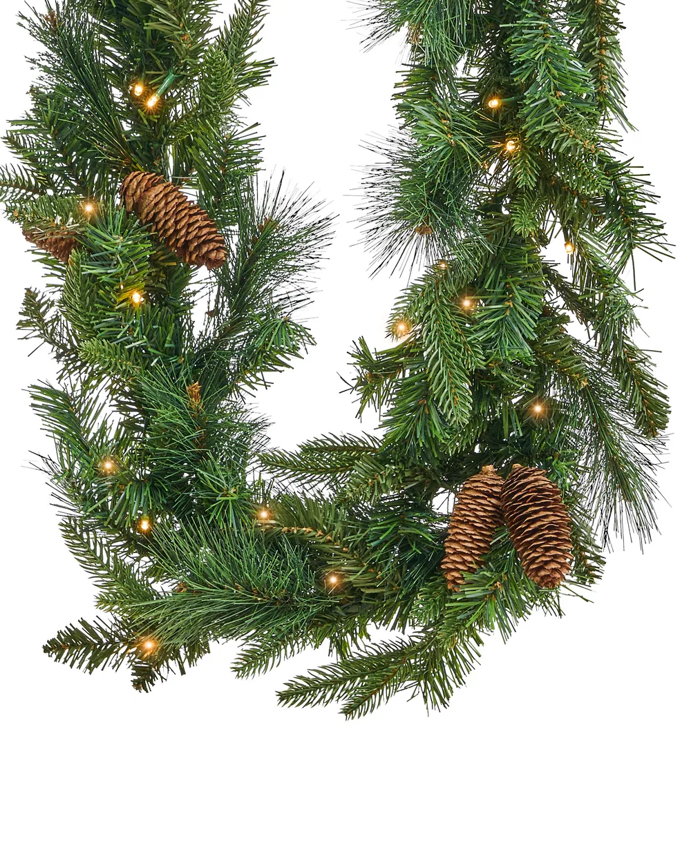 Christmas Garland LED KAMERUN 270 cm Green_1085431