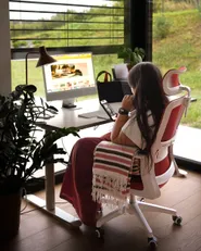 Electric Adjustable Standing Desk DESTINAS 160 cm x 72 cm White_1170497