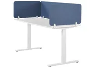 Desk Screen WALLY 180 x 40 cm Blue_800748