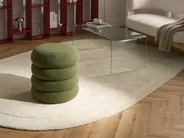 Pouf SUMPTER Bouclé Grün_1012128