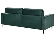 Sofa 3 Seater SAVALEN Velvet Dark Green_964549