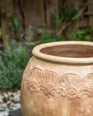 Plant Pot PYRUS 48 cm Brown_930799