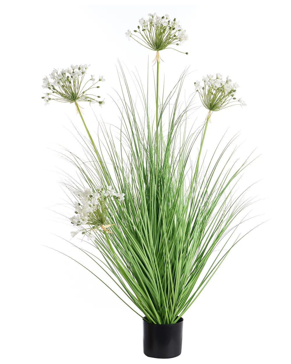 Kunstpflanze ONION GRASS 120 cm Weiß