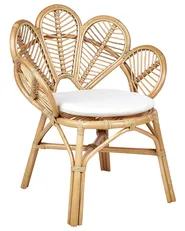 Pfauenstühle 2er Set FLORENTINE II Rattan Naturfarben_900791