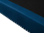 Sofa 3-Sitzer AVALDSENES Samtstoff Marineblau_751785