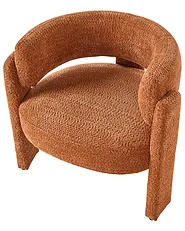 Armchair BUREA Chenille Orange_1155508