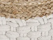 Pouf AIZA Baumwolle Weiß_886786
