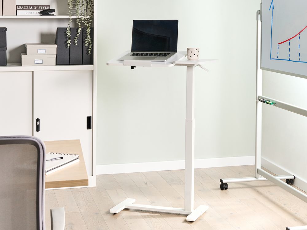 Manual Adjustable Laptop Stand SCHOLA 70 cm 40 cm White