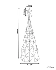 Outdoor Decoration LED ICELAND 120 cm Christmas Tree Multicolour_950267